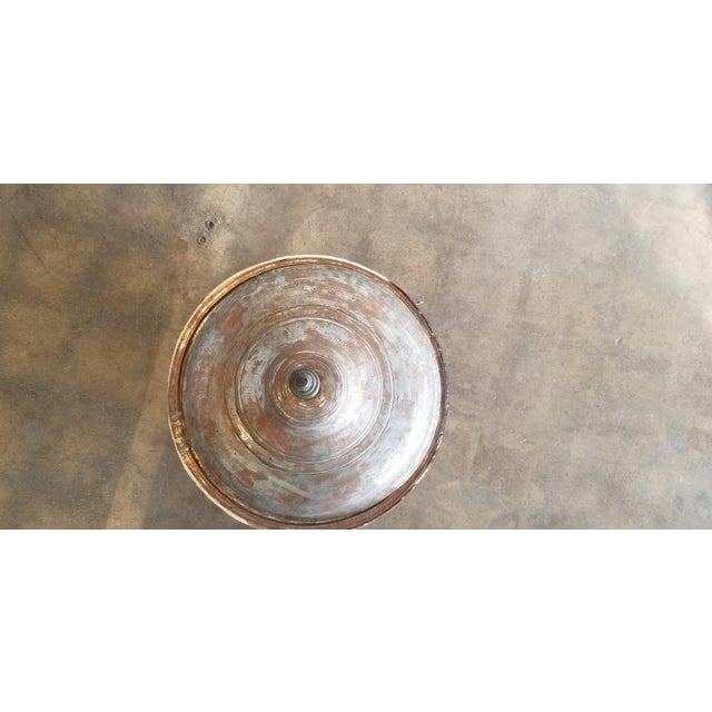 Late 20th Century Hammered Metal Moroccan Covered Food Warmer For Sale In Chicago - Image 6 of 13