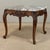 Antique French Régence Style Carved Oak Sainte Anne Marble End Table For Sale - Image 4 of 18