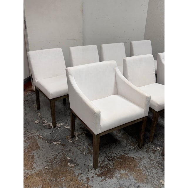 Restoration Hardware Morgan Dining Chairs, Set of Eight For Sale - Image 10 of 12