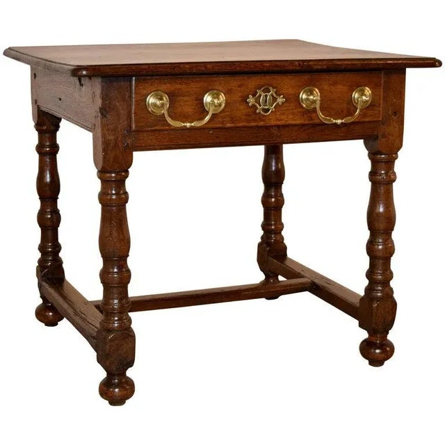 Brown 18th C English Side Table For Sale - Image 8 of 8