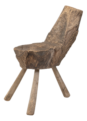 Antique Rustic Side Chair, 1850