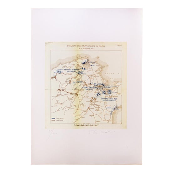 Bettino Craxi, Situation Forces Opposed in Tunisia, Photolithograph, 1997 For Sale
