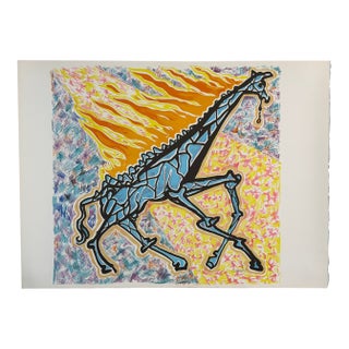 1970s Salvador Dali Le Jungle Humaine Le Girafe en Feu For Sale