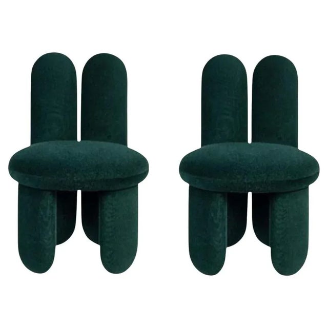 Copper Set of Glazy Gentle Chairs by Royal Stranger For Sale - Image 8 of 8