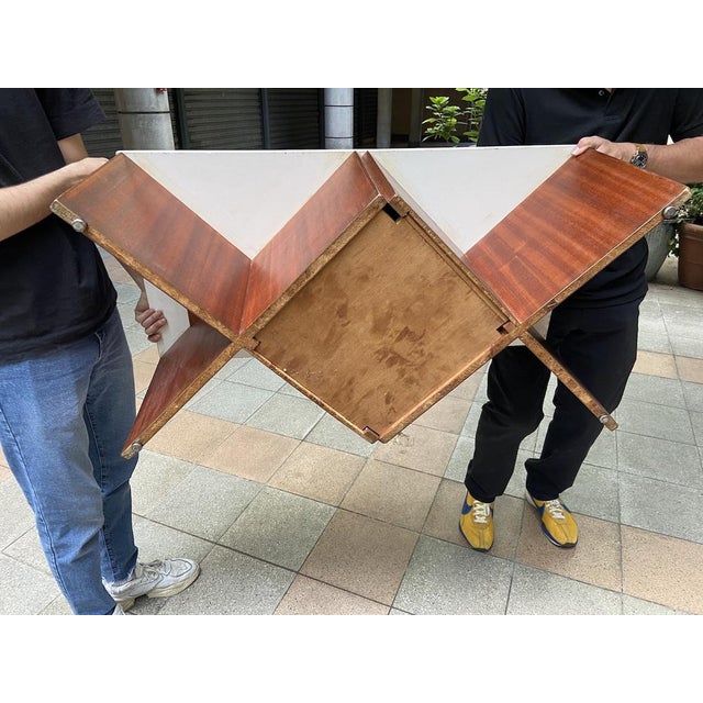 Wood Coffee Table by Pierre Guariche, 1971 For Sale - Image 7 of 8