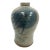 Signed Glazed Pottery Vase in Asian Style Dated 1976 For Sale