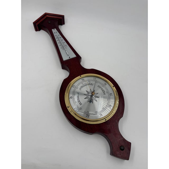 Barometer with Thermometer, 1950s For Sale - Image 18 of 18