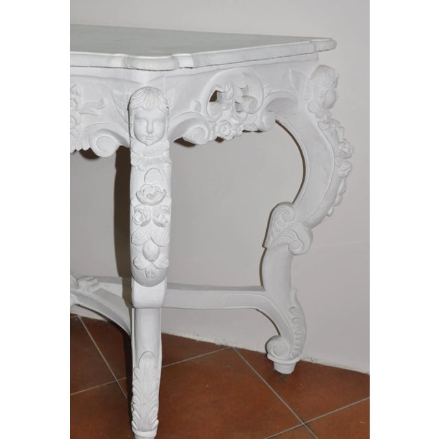 19th Century Console with Putti For Sale - Image 3 of 6