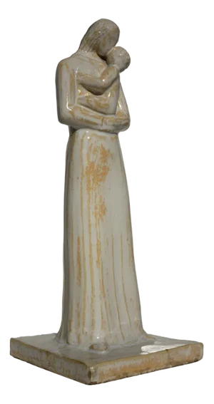 Maternity Statue by Angelo Biancini for Ceramiche Morelli, Italy, 1930