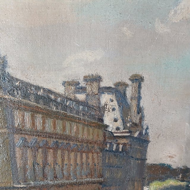 Early 20th Century Paul De Castro - Jardin Du Carrousel, Paris French Impressionist For Sale - Image 4 of 8
