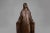 1930s Large Holy Maria Statue in Bronze Painted Plaster, Belgium, 1930s For Sale - Image 5 of 12