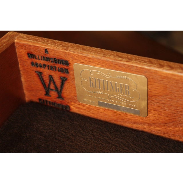 Wood Kittinger Williamsburg Adaptation Mahogany Buffet Cabinet For Sale - Image 7 of 18
