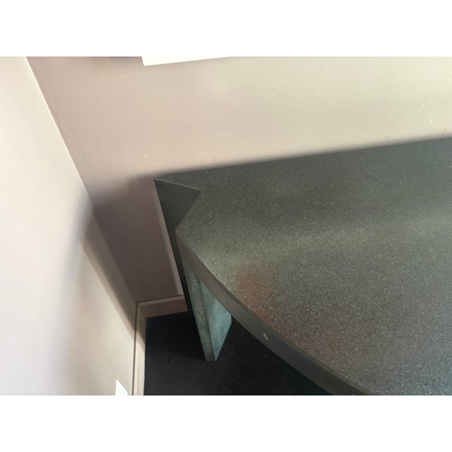 Attributed to Leon Rosen for Pace Collection, 'Mezzaluna' Console Table, C. 1980s. For Sale In Los Angeles - Image 6 of 7