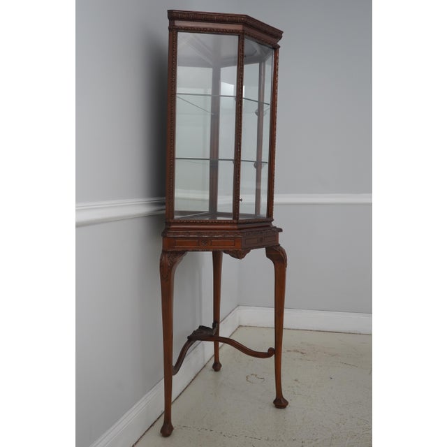 Age: Approx: 25 Years Old Details: 2 Piece Construction Nice Carved Details Quality Construction Mirrored Back English...