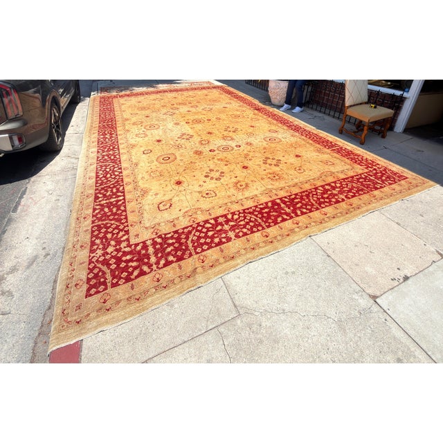 Huge Persian Wool Handmade Oushak Rug - Noor Collection.