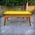 Mid-Century Modern Coffee Table in Oak with Yellow Tiled Top, France, 1950s For Sale - Image 3 of 18