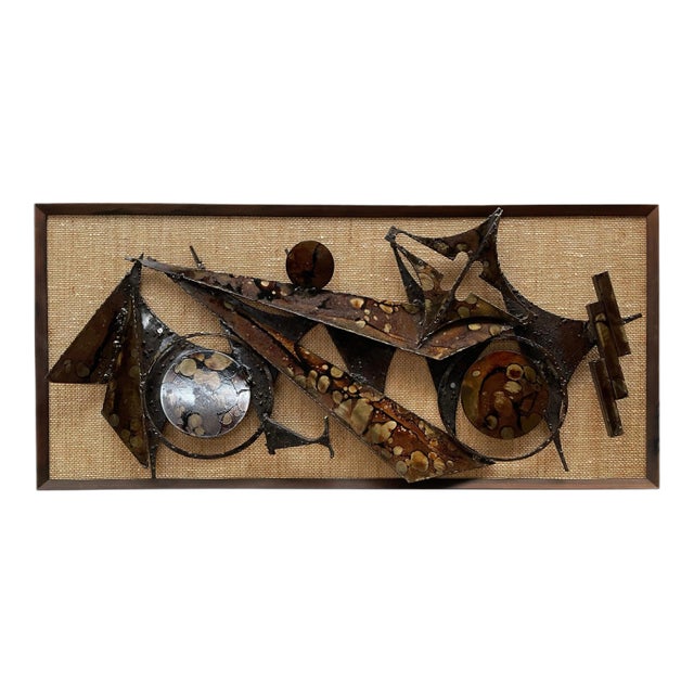 Brutalist Danish Wall Sculpture, 1970s For Sale