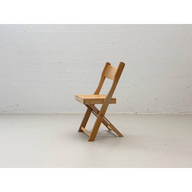 Folding Chairs in Beech Wood, Switzerland, 1990s For Sale - Image 14 of 18