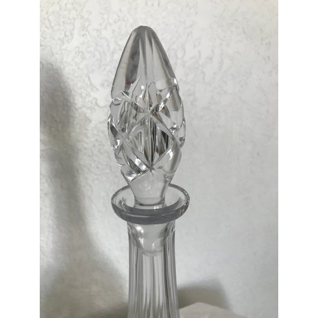 Vintage 1960s Cut Crystal Decanter For Sale - Image 4 of 6