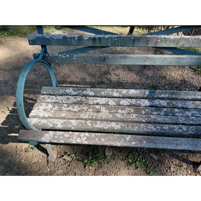 Art Deco 1940s World's Fair Central Park Bench by Kenneth Lynch and Sons For Sale - Image 3 of 14