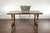 White Rustic French Midcentury Oval Metal Cachepot with Scrolling Effects For Sale - Image 8 of 12