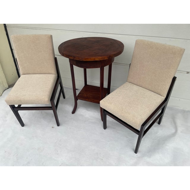 Modernist Scandinavian Table and Chairs, 1960s, Set of 3 For Sale - Image 13 of 14