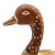 Wood Vintage Sarreid LTD Lifesize Hand Carved Wood Goose Sculpture Spain Designer Décor For Sale - Image 7 of 10