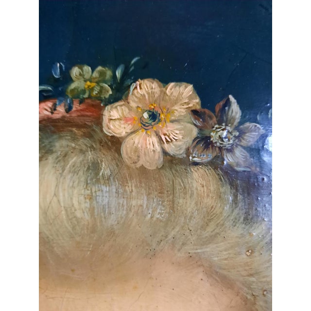 18th Century Attributed Jean-Marc Nattier Oil Portrait of Madame De Pompadour For Sale - Image 12 of 12
