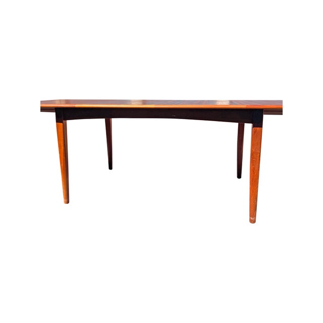 Vintage Falster Danish Teak Extendable Butterfly Danish Dining Table Mid Century Modern For Sale - Image 10 of 11