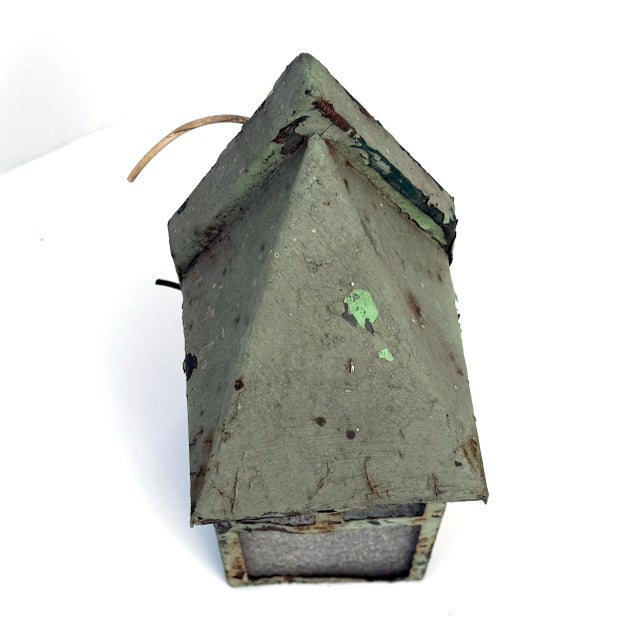 Antique Craftsman Outdoor Light/Lantern For Sale In Buffalo - Image 6 of 9