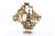 Small Caravel in Gilded Silver Filigree For Sale - Image 5 of 9
