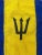 Vintage Wool Authentic Yachting Flag Barbados Trident Nautical Flag For Sale - Image 4 of 7