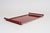 American Art Deco Chrome, Glass, Red Laminate and Painted Wood Tray For Sale - Image 4 of 18