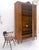 Mint Fine French Carved Burl Satin Wood Beveled Mirror Door Armoire Wardrobe For Sale - Image 15 of 15
