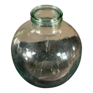 1900s Victorian Large English Antique Carboy, Glass, Storage Jar, Terrarium