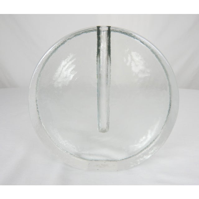 Vintage Wiesenthalhutte "Solifleur" West German Glass Bud Vase For Sale - Image 12 of 12