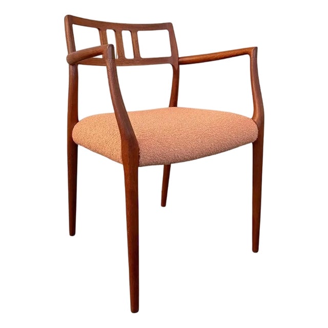 Scandinavian Modern Teak Model 64 Armchair by Niels Otto Møller For Sale