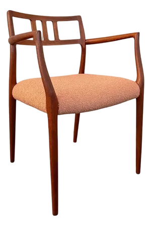 Scandinavian Modern Teak Model 64 Armchair by Niels Otto Møller