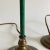 Vintage Mid 20th Century Hunter Green Metal Table Lamps - a Pair For Sale - Image 10 of 12