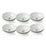 This exquisite set of six small porcelain bowls comes from the highly coveted, limited-edition collaboration between Fern...