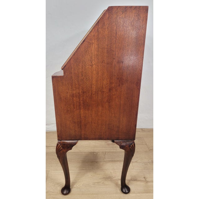 Queen Anne Walnut Ladies Writing Desk, 1920s For Sale - Image 18 of 18