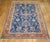 Antique Zabihi Collection Royal Blue Mohajeran Persian Sarouk Rug - 7'1" x 10'6" For Sale - Image 9 of 9