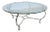 John Stuart Chrome & Steel Round Coffee Table For Sale