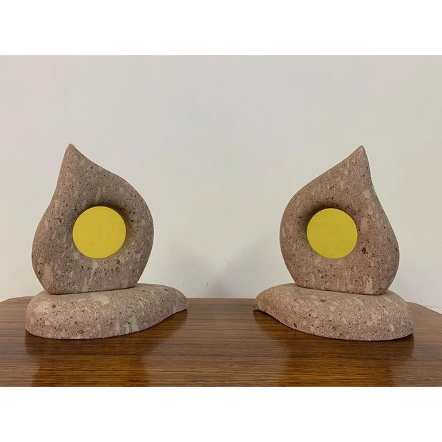 Stone Italian Travertine Table Lamps, 1980s, Set of 2 For Sale - Image 7 of 10