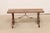 Antique Spanish Wooden Coffee Table with Carved Lyre-Legs and Iron Stretchers For Sale - Image 10 of 13