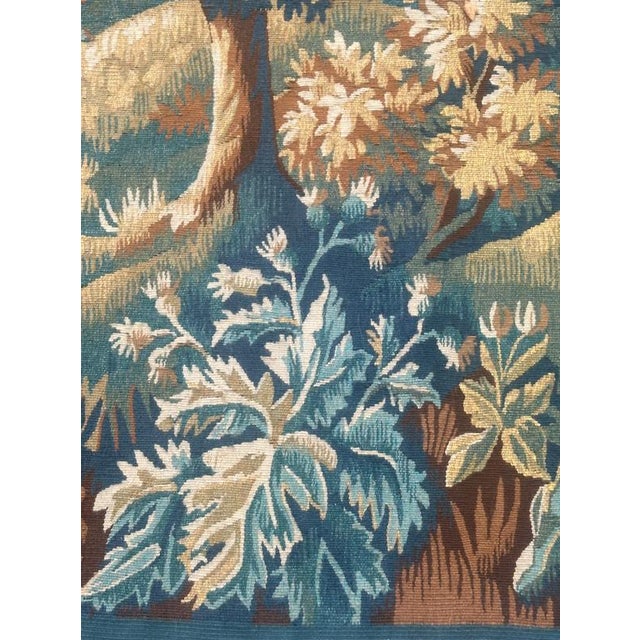 Mid-Century Handwoven Wool Aubusson Tapestry, 1970s For Sale - Image 9 of 18