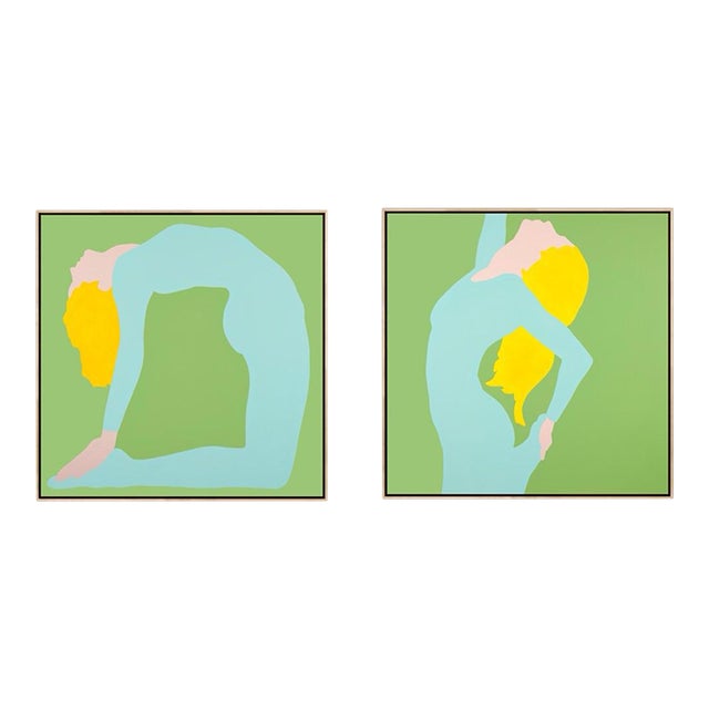 2025 Modern Figurative Paintings by Melo Porter - Pair For Sale