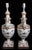 Pair of Chinese Export Style Armorial Porcelain Two Handled Vases Mounted as Table Lamps, 20th century, each decorated...