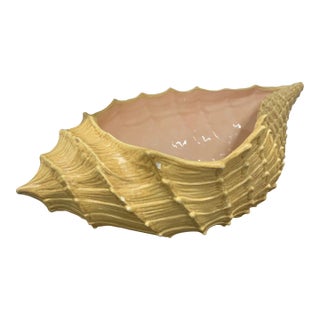 Large Vintage 1985 Handcrafted Sea Shell Centerpiece For Sale