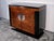 Small Art Deco Sideboard in Walnut with Black High-Gloss Lacquer Accents, 1930s For Sale - Image 3 of 10